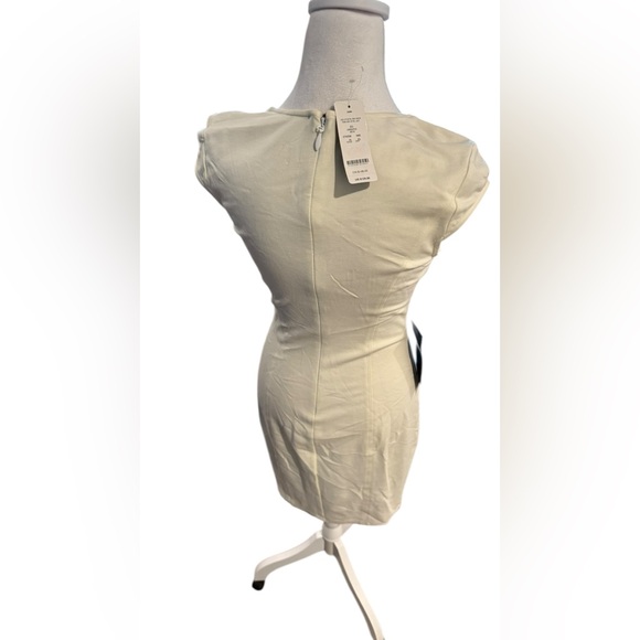 Bebe Lace up Detail Midi Dress-Dawn - Picture 5 of 6